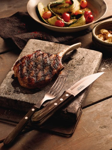 Jumbo Steak Knife with Polywood Handle 5", 12cm - Brown (CDU 48pcs) - Tramontina