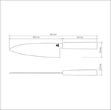 Sushi Deba Knife  8" 22.5cm - Tramontina