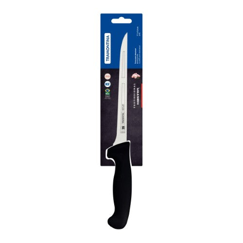 Professional Master Black Boning Knife, 7", 18cm - Tramontina