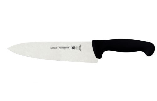 Professional Master Black Cooks Knife   8", 20cm - Tramontina