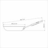 Professional Induction Aluminum Nonstick Restaurant Fry Pan 20cm - Tramontina