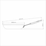 Professional Induction Aluminum Nonstick Restaurant Fry Pan 25cm - Tramontina