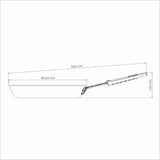 Professional Induction Aluminum Nonstick Restaurant Fry Pan 30cm - Tramontina