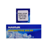 Narva - Globe 24v 24/5w Bay15d S/Tail Pk10