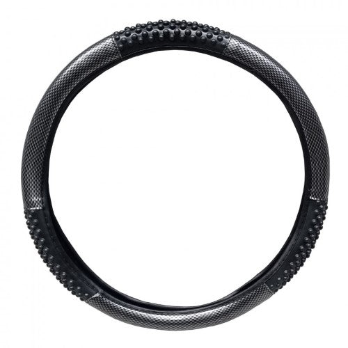 Steering Wheel Cover - massage Black - Wildcat