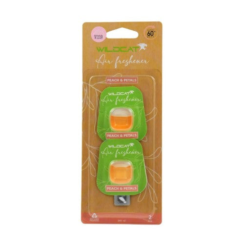 ECO VENT AIR FRESHENER PEACH & PETALS PK2