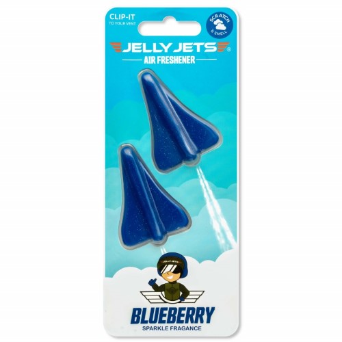 JELLY JETS - CLIP-IT SPARKLE BLUEBERRY AIR FRESHENER