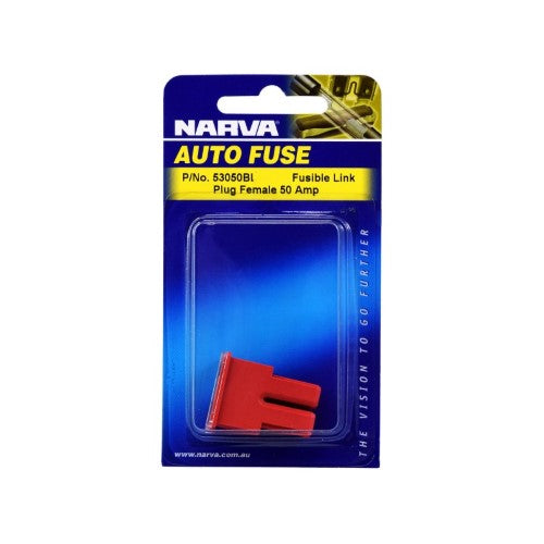 Female Plug In Fusible Link - 50 Amp Red (Blister Pack Of 1)
