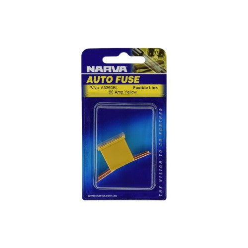 Fusible Link - 60 Amp Yellow - Short Tab (Blister Pack Of 1)