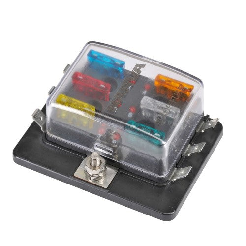 Fuse Box 6 Way Std Ats With Led