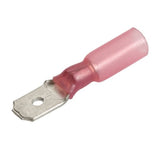 6.3 X 0.8MM ADHESIVE LINED MALE BLADE TERMINAL RED