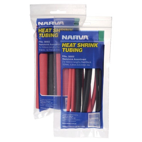 Narva - HEAT SHRINK TUBING 9.5mm-19mm ASSORTED