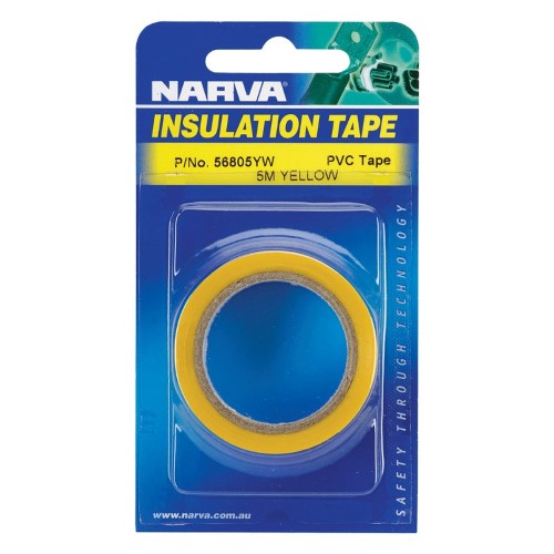 Narva - Tape Pvc Insul Matt Yellow
