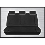 BLACK CANVAS REAR BENCH SEAT COVER  - RANGER/BT50