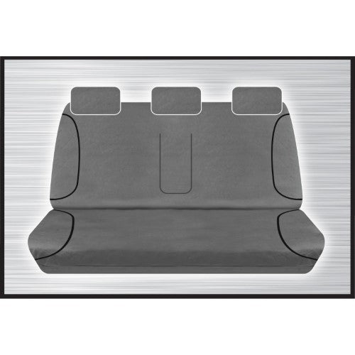 GREY CANVAS REAR SEAT COVER - RANGER/BT50