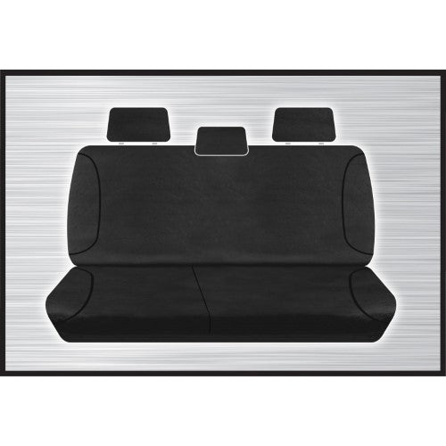 BLACK CANVAS REAR SEAT COVER - AMAROK 02/2011 ONWARD