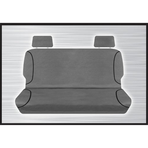 GREY CANVAS REAR SEAT COVER - NAVARA 11/2017 ONWARD