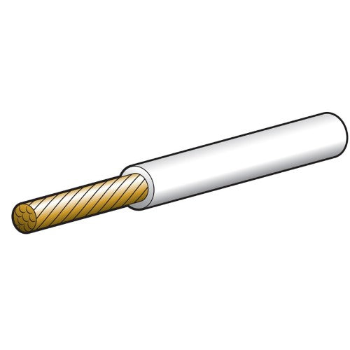 Narva - Cable Sgle 5mm 36amp 30m White