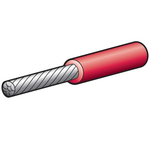 MARINE TINNED CABLE 6MMSQ RED