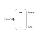 Narva - Switch Push/Pull On/Off Red