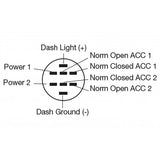 SWITCH OFF/ON PUSH BUTTON LED BLUE