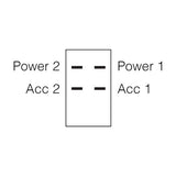 Off/On Rocker Switch (63010BL)