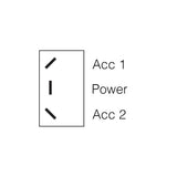 On / Off / On Heavy-Duty Rocker Switch