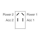 Off / On Heavy-Duty Rocker Switch (63042BL)
