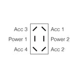 Momentary (On) / Off / Momentary (On) Heavy Duty Rocker Switch