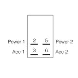 Off / On / On Sealed Rocker Switch