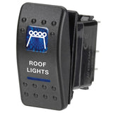 12 Volt Illuminated Off  / On Sealed Rocker Switch (63146BL)