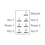 12v Illuminated Momentary (On)  / Off  / Mom (On)