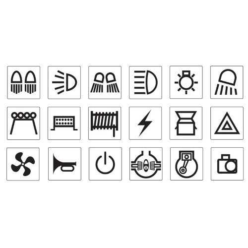 4wd Sticker Set (Black)