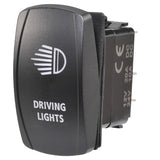 Switch Rocker Off/On Blue Driving Light