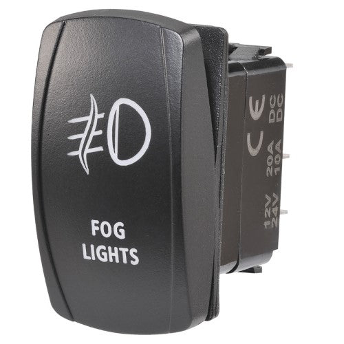 Switch Rocker Off/On Blue Led Fog Light