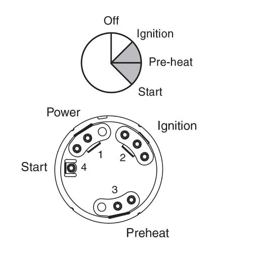 Narva - Switch Ign 4 Position To Suit Massey Ferguson Equipment