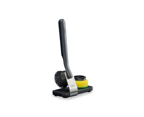 SinkTech Soap-Dispensing Palm Brush with Large Storage Stand - Joseph Joseph