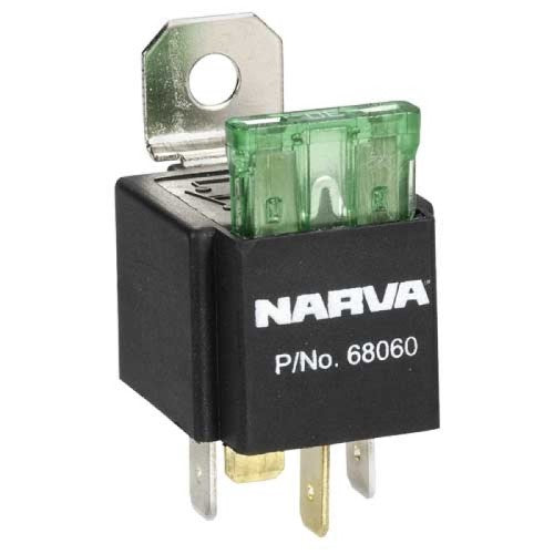 12v 30a 4 Pin Fused Relay (Blister Pack Of 1)