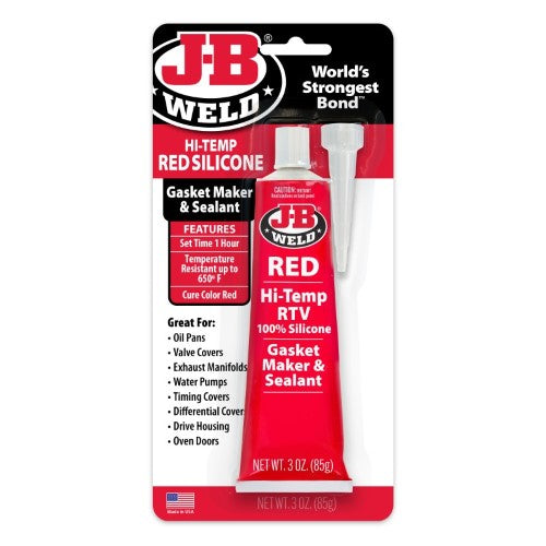 Red high Temp RTV Silicone 85g - JB Weld