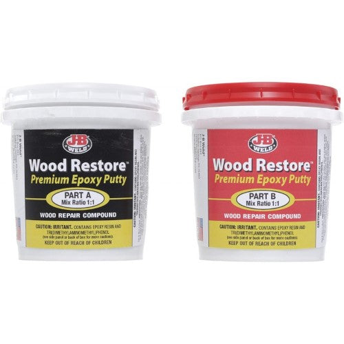 Wood Restore Premium Epoxy Putty - JB Weld 946ml