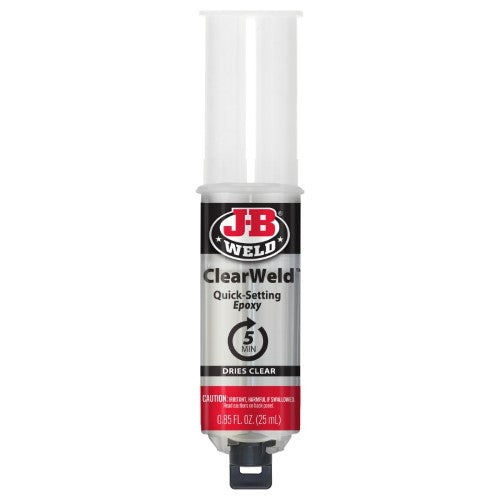 Clearweld Clear Epoxy Syringe - JB Weld