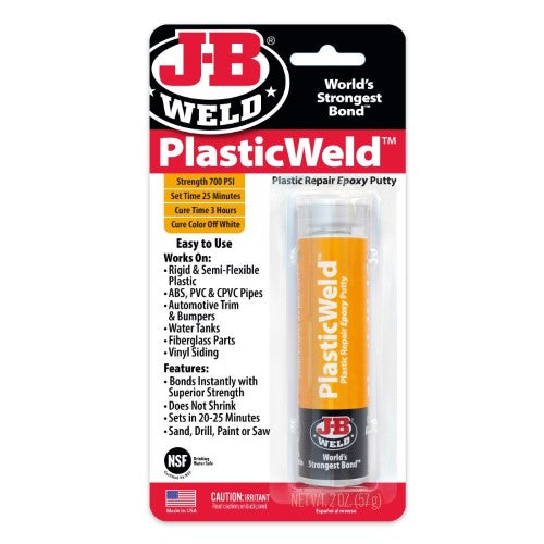 Plasticweld Epoxy Putty Stick - JB Weld