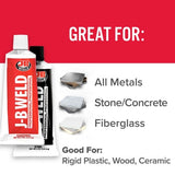 Cold Weld Steel Epoxy Twin 141.8Gr Tubes -JB WELD