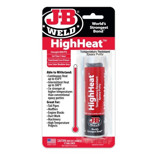 High Heat Epoxy Putty Stick - JB Weld