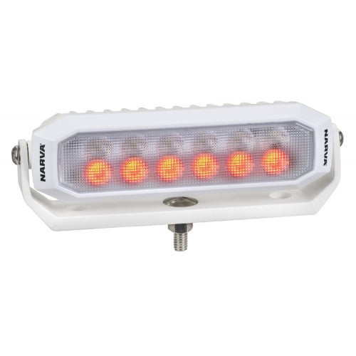 NARVA - WHITE LED DECK LAMP RED/WHITE LIGHT OUTPUT PACK OF 10