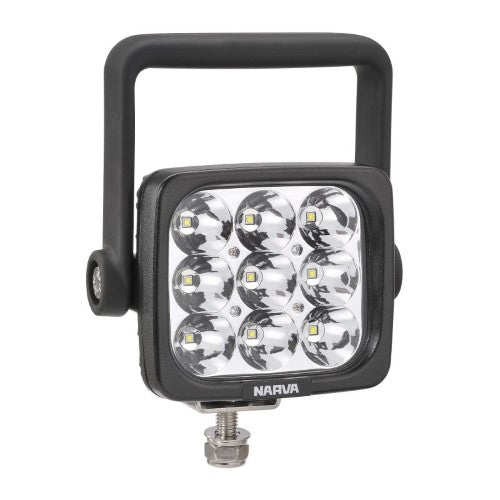LED WORKLAMP 9 X 5W  SQR SPOT WITH SWITCH AND HANDLE - NARVA