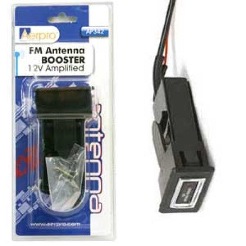 Fm Antenna Booster 12v Amplified 10db