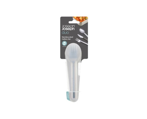 Stainless-steel Cutlery Set (Grey) - Joseph Joseph Duo