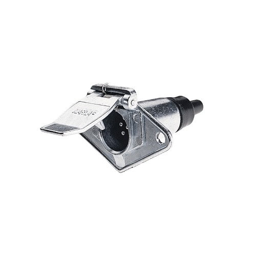 Narva - Socket 7 Pin Small Round Metal