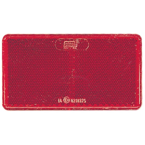 Reflector Red 105x55 Adhes  50